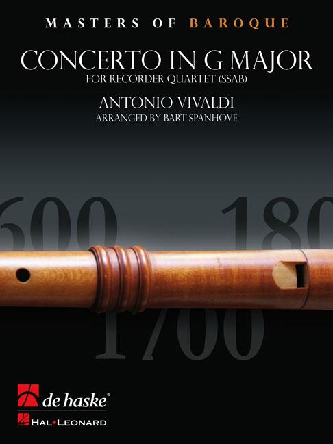 Concerto in G Major - for Recorder Quartet (SSAB) - kvartet zobcových fléten
